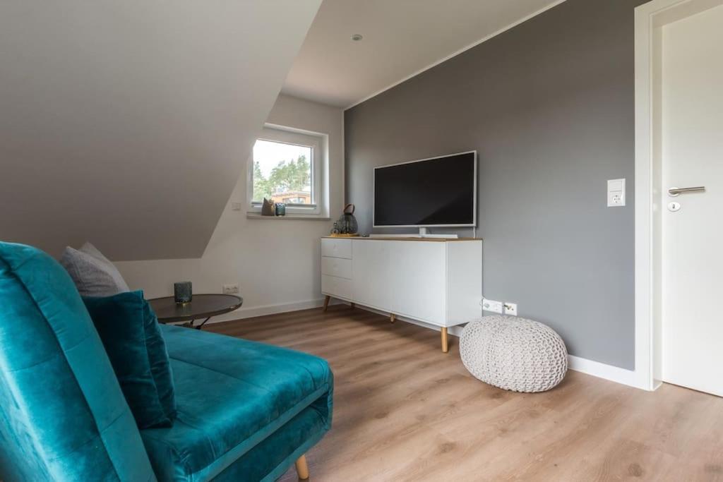 5 Sterne-Ferienhaus Eisvogel Am See Mit Sauna Und Kamin Krakow am See Zewnętrze zdjęcie